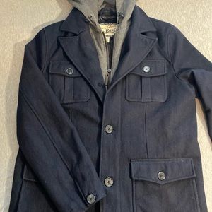 GH Bass Navy blue coat